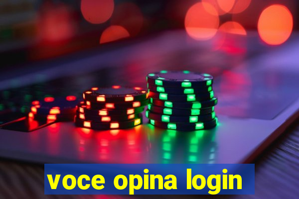 voce opina login